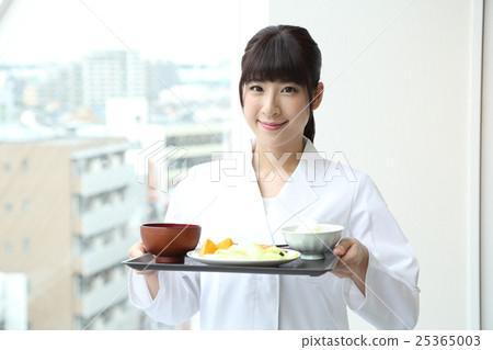 白大衣女士攜帶餐 25365003