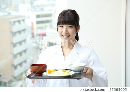 白大衣女士攜帶餐 25365005