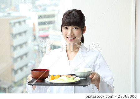 白大衣女士攜帶餐 25365006