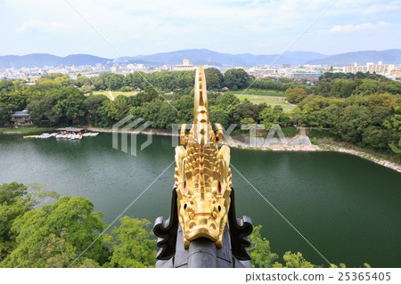 岡山城-從城堡塔的金泰和後樂園 25365405