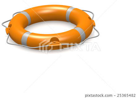 Life buoy in white 25365482