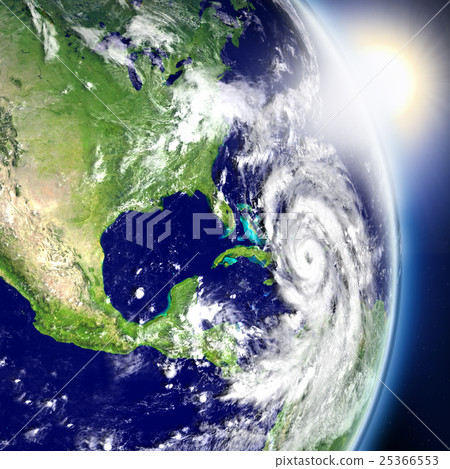 Hurricane with sunrise Hurricane with sunrise 25366553