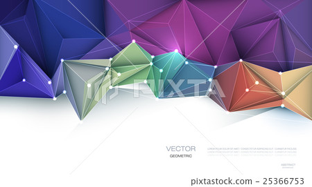 Geometric, Polygonal, Triangle pattern 25366753