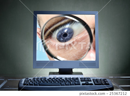 Symbol Photo Digital Surveillance 25367212