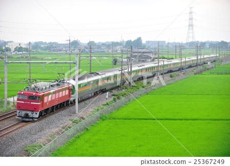 2016/06/25 Higashi Washimiya Tohoku Main Line - Kuribashi JR East Japan EF 81 - 97 + E 26 Type Cassiopeia Travel 25367249