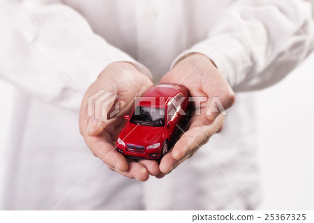 Hands holding a car 25367325