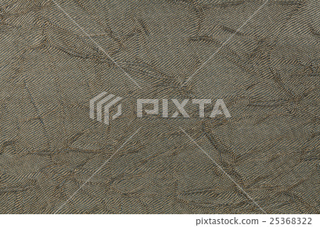 Olive green wavy background from textile material 25368322