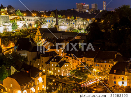 Luxembourg City night 25368593