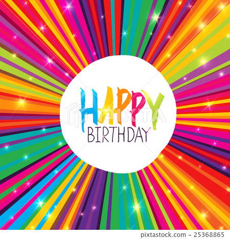 Vector Illustration of a Happy Birthday Greeting Vector Illustration of a Happy Birthday Greeting 25368865