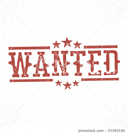 Wanted grunge rubber stamp. Western old grunge 25369180