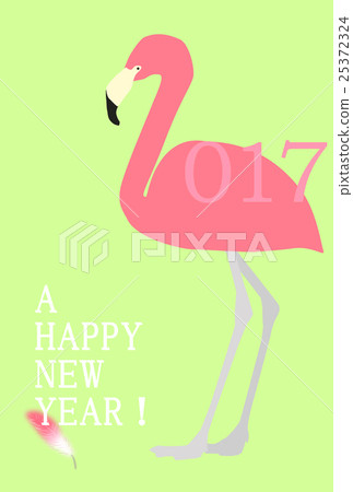 New Year cards 2017 Flamingo New Year cards 2017 Flamingo 25372324