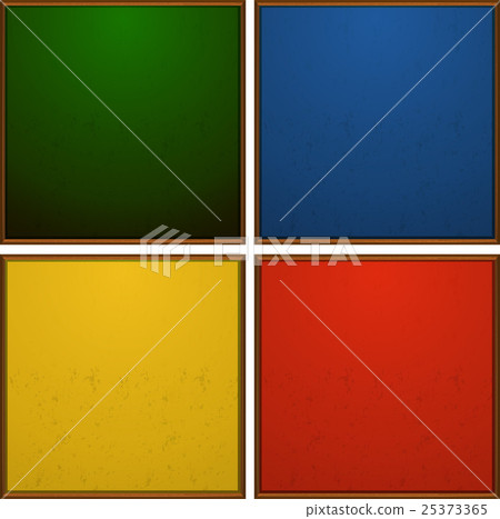 Frames in four colors - Stock Illustration [25373365] - PIXTA