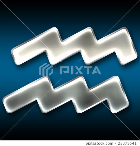 Colorful 3D font on dark background: constellation symbol - Aquarius (high resolution 3D CG rendering ∕ coloring illustration) Colorful 3D font on dark background: constellation symbol - Aquarius (high resolution 3D CG rendering ∕ coloring illustration) 25375541