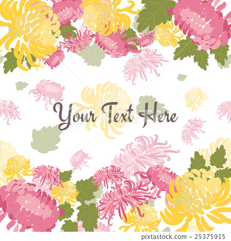 seamless pattern with flowers chrysanthemums seamless pattern with flowers chrysanthemums 25375915