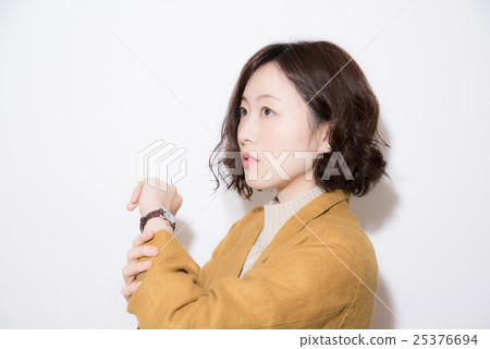 Winter clothing portrait women Winter clothing portrait women 25376694