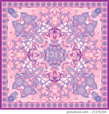 authentic silk neck scarf or kerchief square 25379294