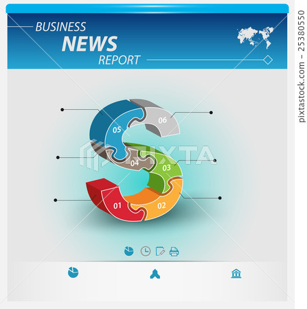 Business infographic template Business infographic template 25380550