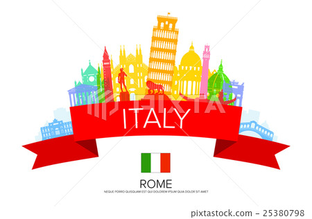 Italy Travel Landmarks. Italy Travel Landmarks. 25380798