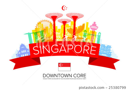Beautiful Singapore Travel Landmarks. 25380799
