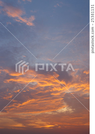 Clouds and sky at sunset Clouds and sky at sunset 25381131