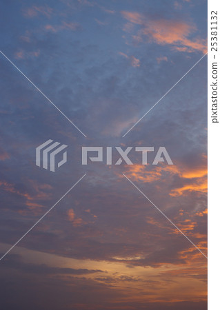 Clouds and sky at sunset Clouds and sky at sunset 25381132
