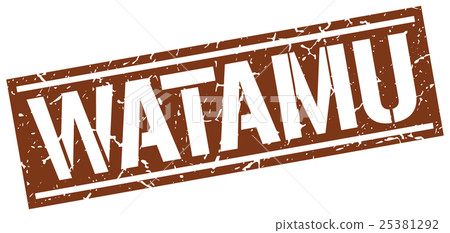 Watamu brown square stamp Watamu brown square stamp 25381292