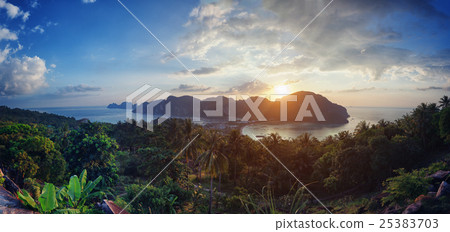 Beautiful nature, sunset view Beautiful nature, sunset view 25383703
