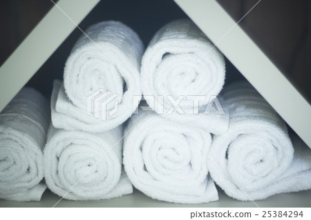 Towels in health center spa Towels in health center spa 25384294