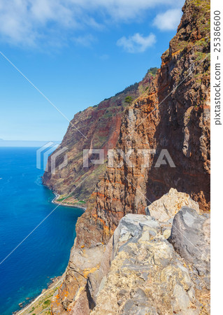 majestic view of the cliffs, Madeira, Portugal 25386600