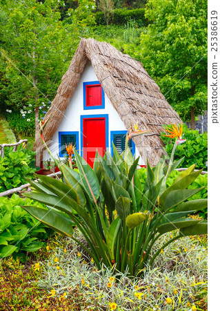Portuguese traditional house in Santana, Madeira 25386619