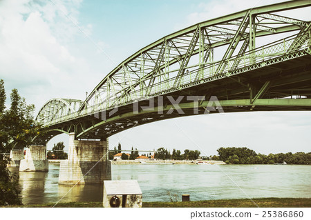 Maria Valeria bridge from Esztergom, Hungary 25386860