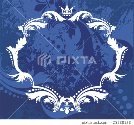 Vintage floral elements for design. Vintage floral elements for design. 25388128