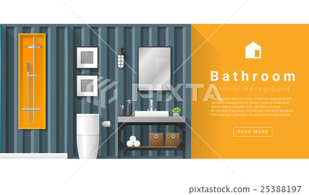 Interior design Modern bathroom background 6 Interior design Modern bathroom background 6 25388197