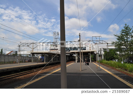 Jr北海道千歲線 Ishinbun線南千歲站 照片素材 圖片 25389087 Pixta圖庫