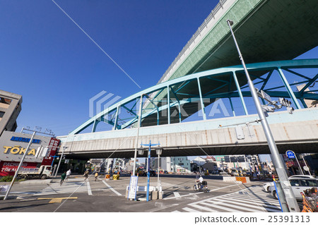 名古屋市熱田區城市景觀第6個第1丁目交叉路口 名古屋市熱田區城市景觀第6個第1丁目交叉路口 25391313
