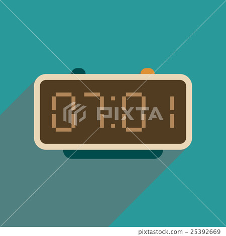 Flat web icon with long shadow  football 25392669