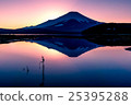 Mt. Fuji at the evening and Lake Yamanaka 25395288