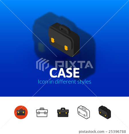 Case icon in different style Case icon in different style 25396788