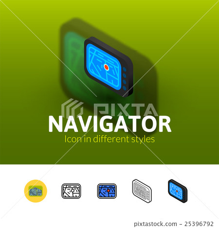 Navigator icon in different style Navigator icon in different style 25396792