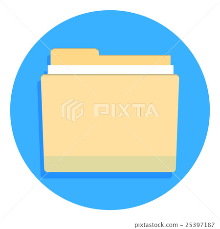Yellow folder for documents Yellow folder for documents 25397187