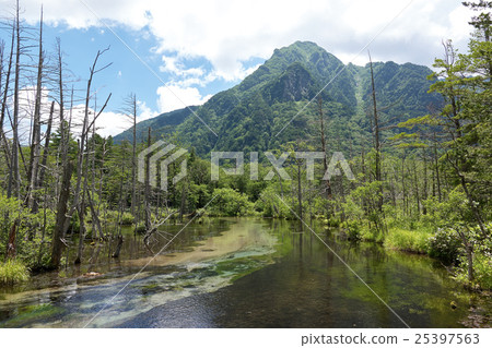 Tributary flow of Azusagawa, Kamikochi, Nagano Prefecture Tributary flow of Azusagawa, Kamikochi, Nagano Prefecture 25397563