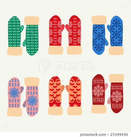 Cute set with mittens. Cute set with mittens. 25399436