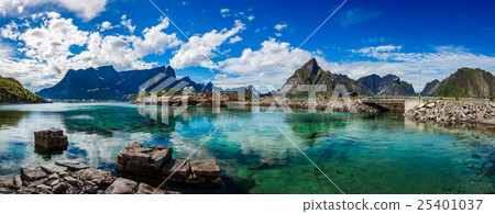 Panorama Lofoten archipelago islands 25401037