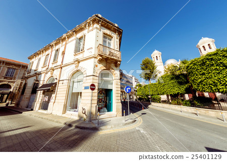 Street in Limassol old town Street in Limassol old town 25401129