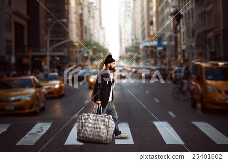 Vagrant on the street 25401602