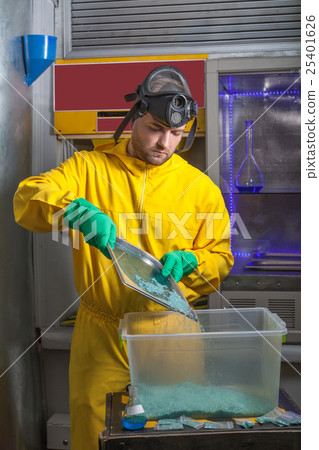 Man cooking meth Man cooking meth 25401626