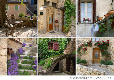 Charm of Provence in detail, collage 25402063