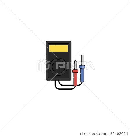 Electricity flat icon 25402064