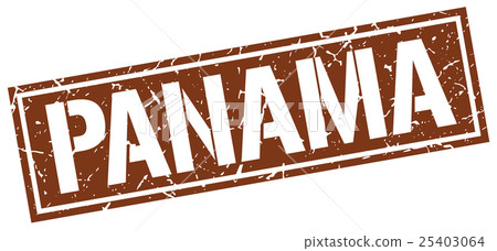 Panama brown square stamp Panama brown square stamp 25403064