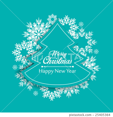 Vector Christmas tree 25405364